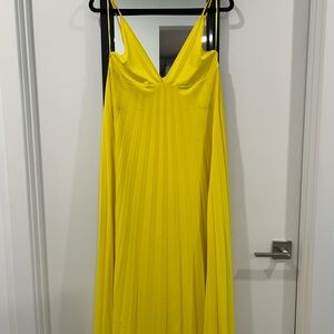 Zara Vibrant Yellow Maxi Dress